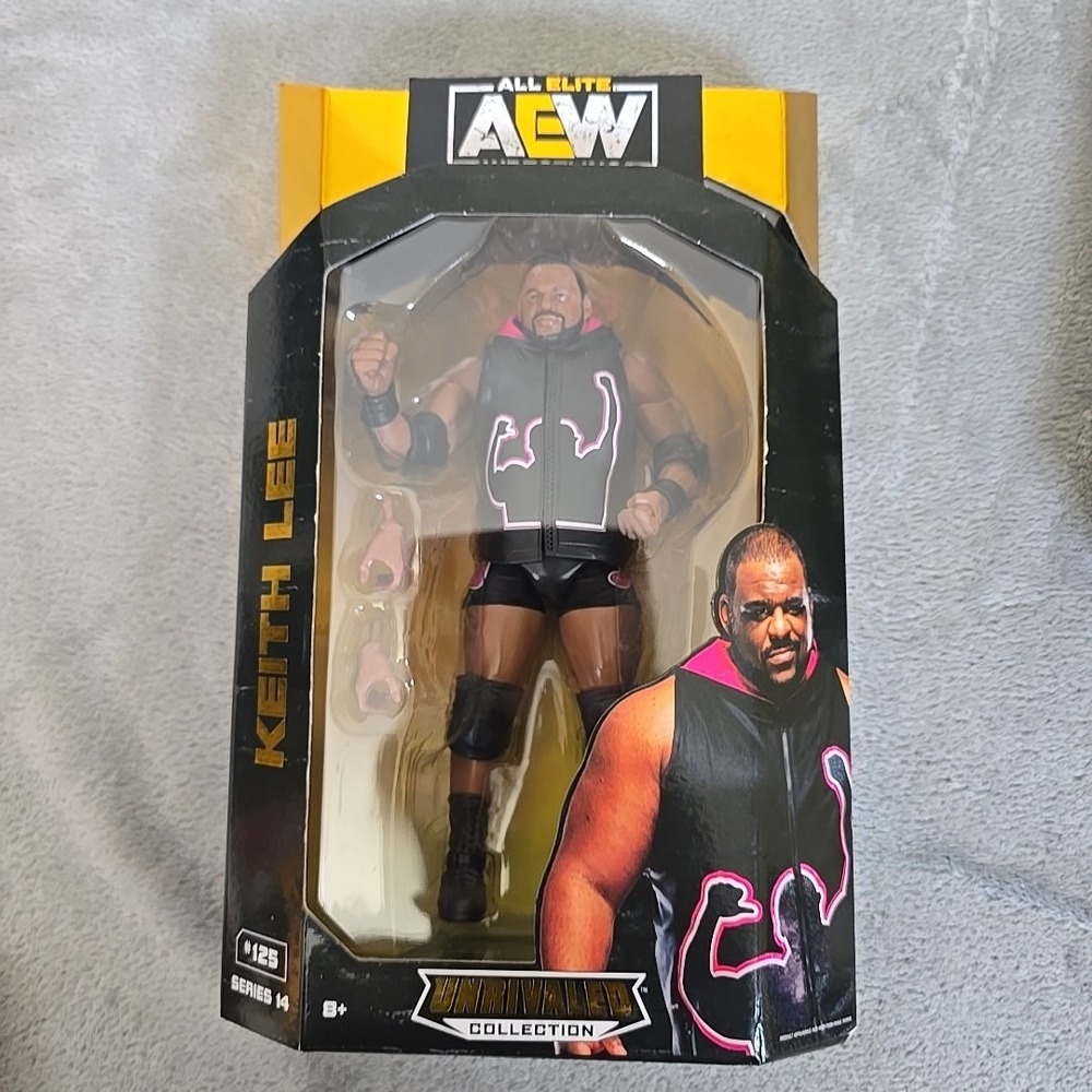 2024 AEW Jazwares Unrivaled 1of3000 Series 14 #132 Keith Lee Lot Rare/Regular - Picture 2 of 4